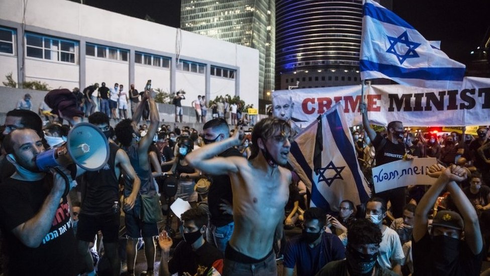 Protesters in Israel