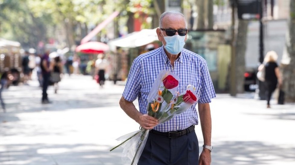 Man in Barcelona