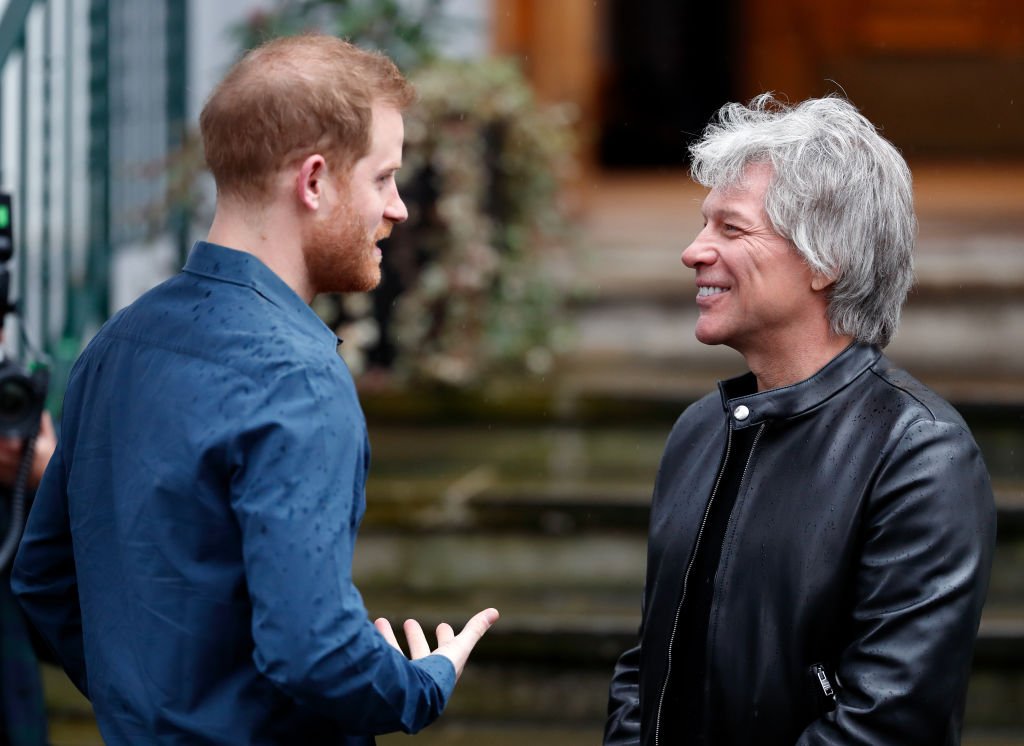 Prince Harry and Bon Jovi