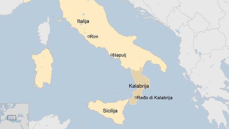 Mapa Italije