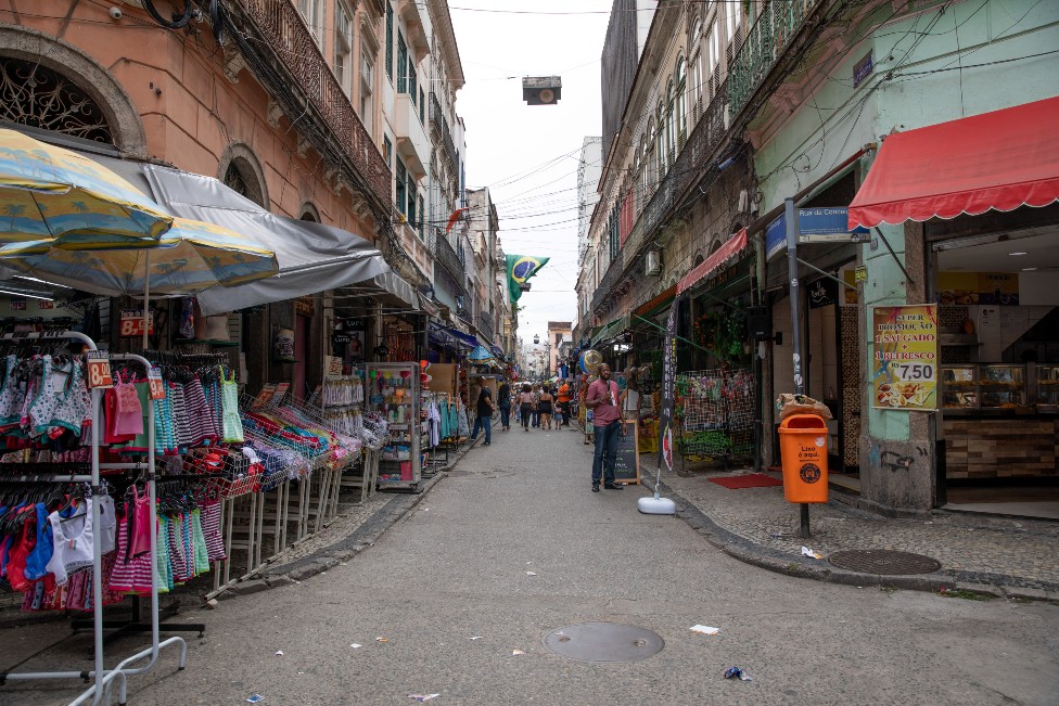 A street view near the Sambadrome