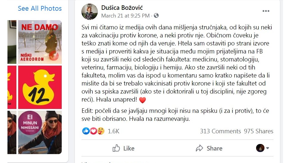 Dobila je više odgovora nego što je očekivala